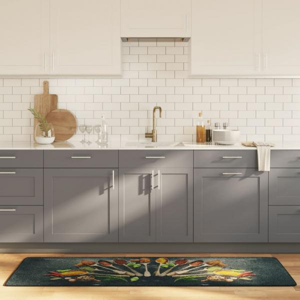 ARDEBO.de - Küchenteppich Mehrfarbig 60x180 cm Waschbar Rutschfest