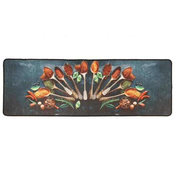 Küchenteppich Mehrfarbig 60x180 cm Waschbar Rutschfest