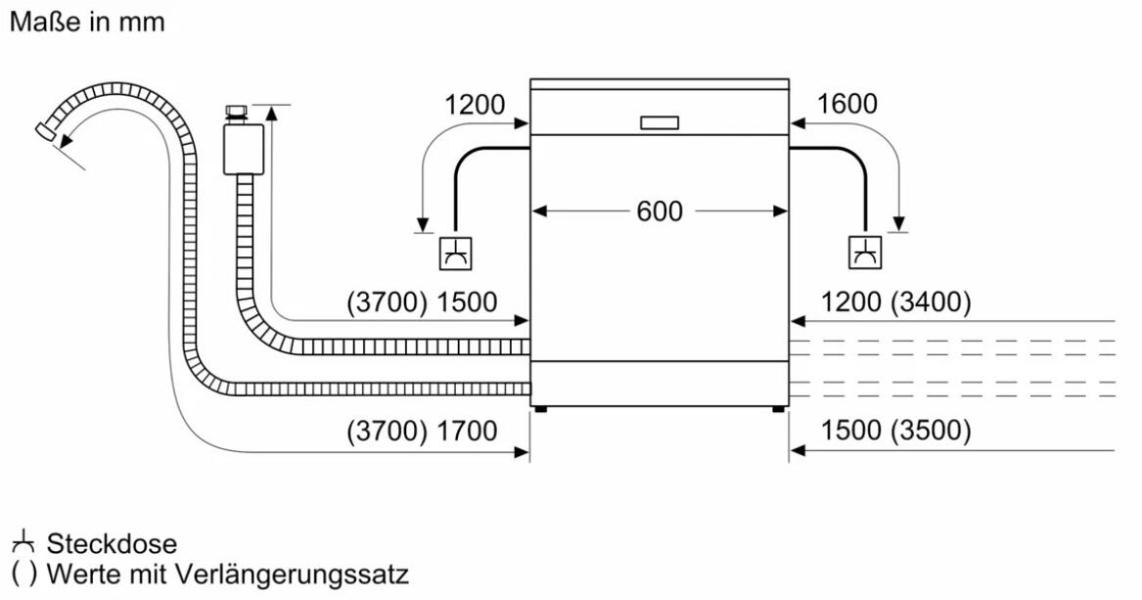 Bosch SMS6ZCI16E Serie 6 Standgeschirrspüler, 60 cm breit, 14 Maßgedecke, AquaStop, Silence Plus, Max Flex Körbe, VarioSchublade, HomeConnect, Innenraumbeleuchtung, Gebürsteter Stahl mit Anti-Fingerprint