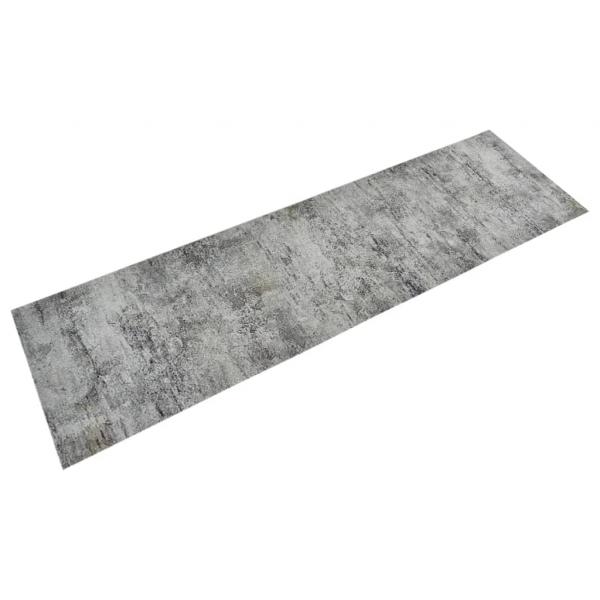 ARDEBO.de - Küchenteppich Waschbar Beton 45x150 cm Samt