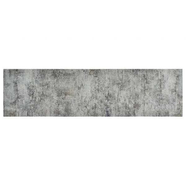 Küchenteppich Waschbar Beton 45x150 cm Samt
