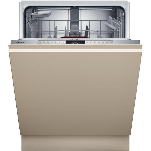 ARDEBO.de Neff S157YAX03E N70 XXL Vollintegrierter Geschirrspüler, 60 cm breit, 13 Maßgedecke, TimeLight, Zeolith, AquaStop