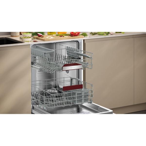 Neff S157YAX03E N70 XXL Vollintegrierter Geschirrspüler, 60 cm breit, 13 Maßgedecke, TimeLight, Zeolith, AquaStop