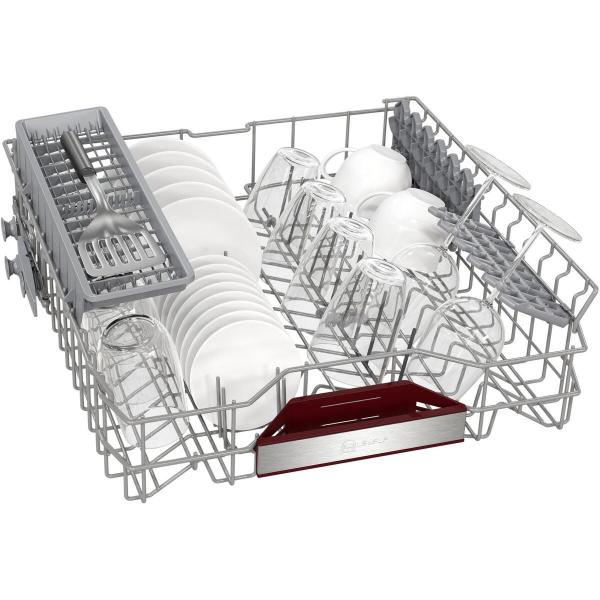 Neff S157YAX03E N70 XXL Vollintegrierter Geschirrspüler, 60 cm breit, 13 Maßgedecke, TimeLight, Zeolith, AquaStop