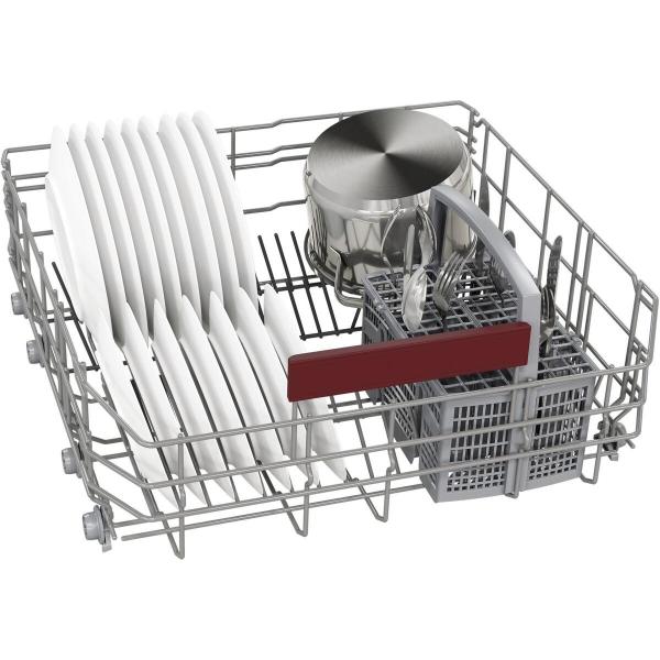 Neff S157YAX03E N70 XXL Vollintegrierter Geschirrspüler, 60 cm breit, 13 Maßgedecke, TimeLight, Zeolith, AquaStop