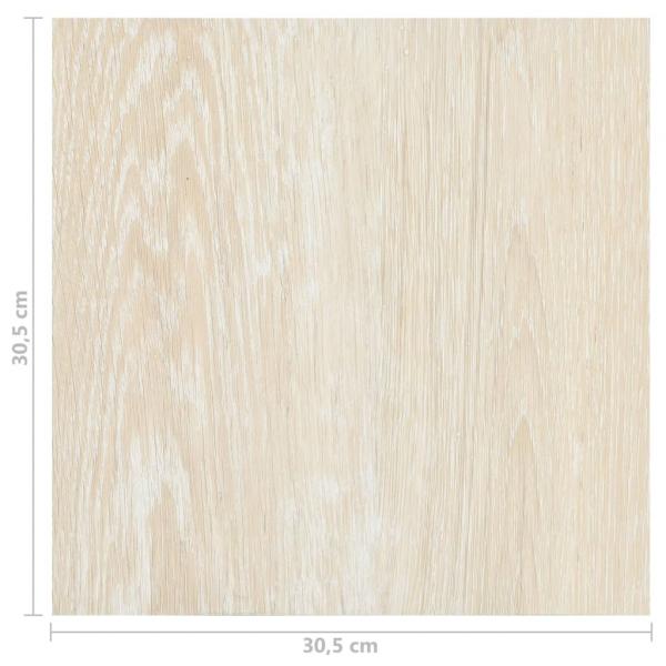 PVC-Fliesen Selbstklebend 55 Stk. 5,11 m² Beige