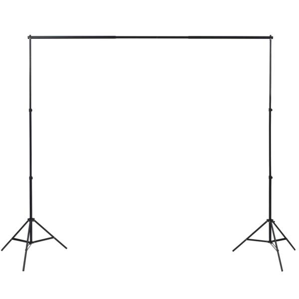 Fotostudio-Set mit Beleuchtung, Hintergrund und Reflektor
