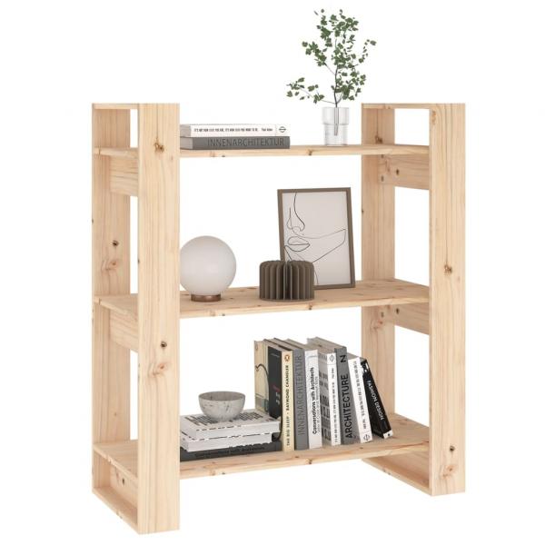 Bücherregal/Raumteiler 80x35x91 cm Massivholz Kiefer