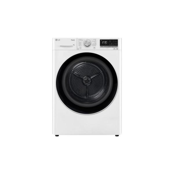 ARDEBO.de LG V9R09TC 9kg EEK: C Wärmepumpentrockner, 60 cm breit, LED-Trommelbeleuchtung, ThinQ, Kindersicherung, Knitterschutz, weiß