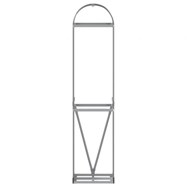 Kaminholzunterstand Anthrazit 40x45x170 cm Verzinkter Stahl