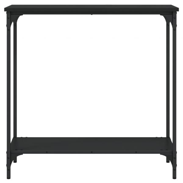 Konsolentisch Schwarz 75x30,5x75 cm Holzwerkstoff