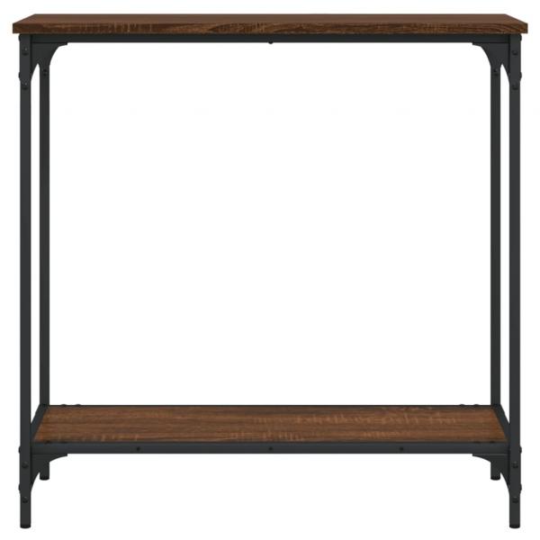 Konsolentisch Braun Eichen-Optik 75x30,5x75 cm Holzwerkstoff