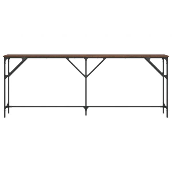 Konsolentisch Braun Eichen-Optik 200x29x75 cm Holzwerkstoff