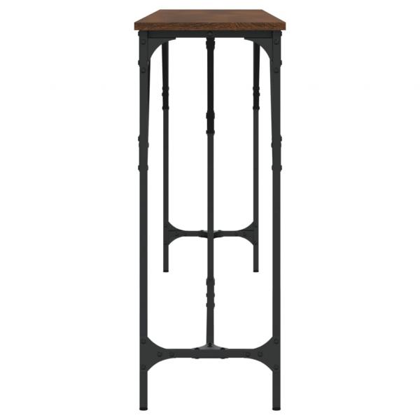 Konsolentisch Braun Eichen-Optik 200x29x75 cm Holzwerkstoff