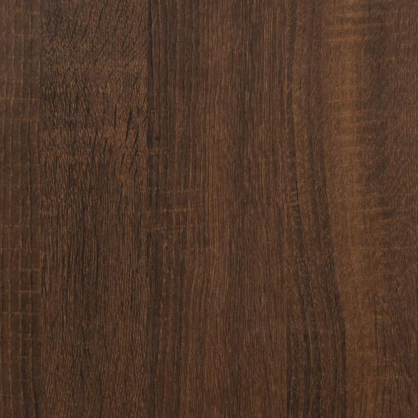 Schreibtisch mit Regal Braun Eiche 102x45x148 cm Holzwerkstoff