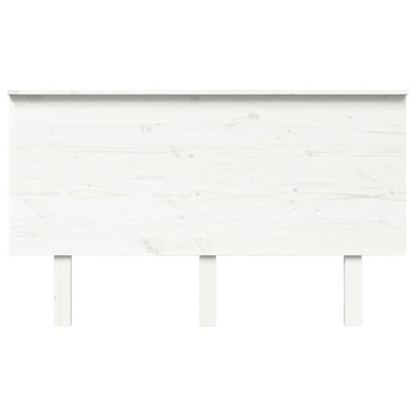 Kopfteil Weiß 139x6x82,5 cm Massivholz Kiefer