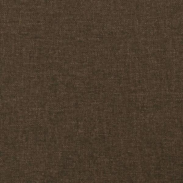 Kopfteile 2 Stk. Dunkelbraun 72x7x78/88 cm Stoff
