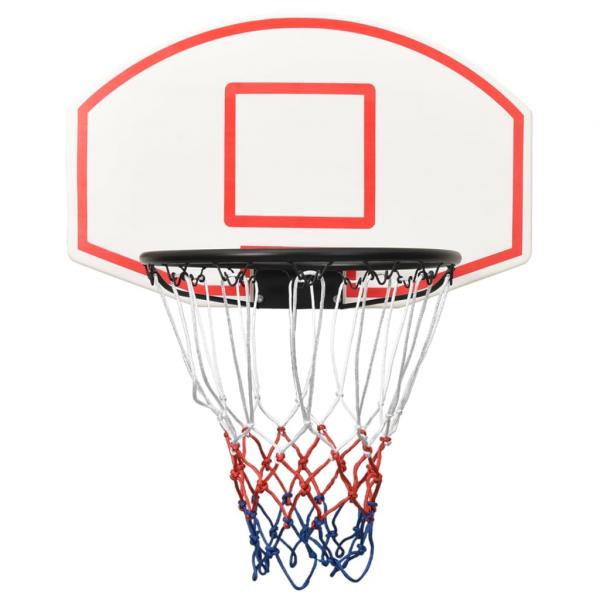 Basketballkorb Weiß 71x45x2 cm Polyethylen