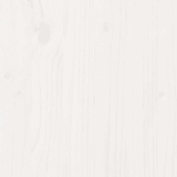 Massivholzbett Weiß 120x190 cm