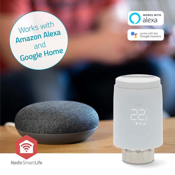 SmartLife Heizkörpersteuerung | Zigbee 3.0 | Batteriebetrieben | LED | Android™ / IOS