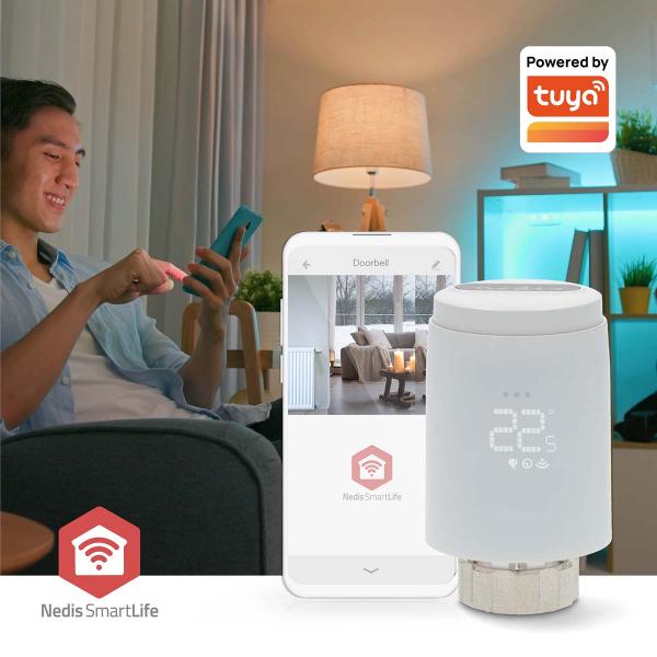 SmartLife Heizkörpersteuerung | Zigbee 3.0 | Batteriebetrieben | LED | Android™ / IOS