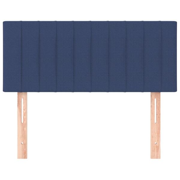 Kopfteil Blau 90x5x78/88 cm Stoff