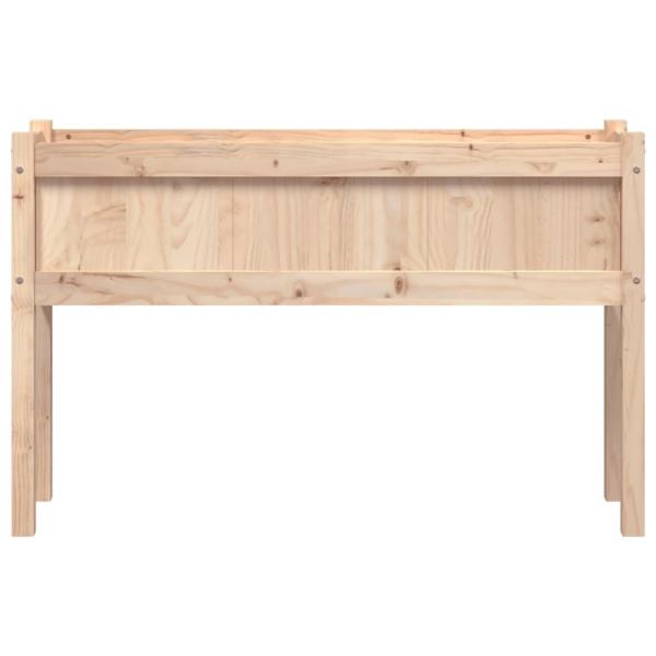 Pflanzkübel 2 Stk. mit Beinen Massivholz Kiefer