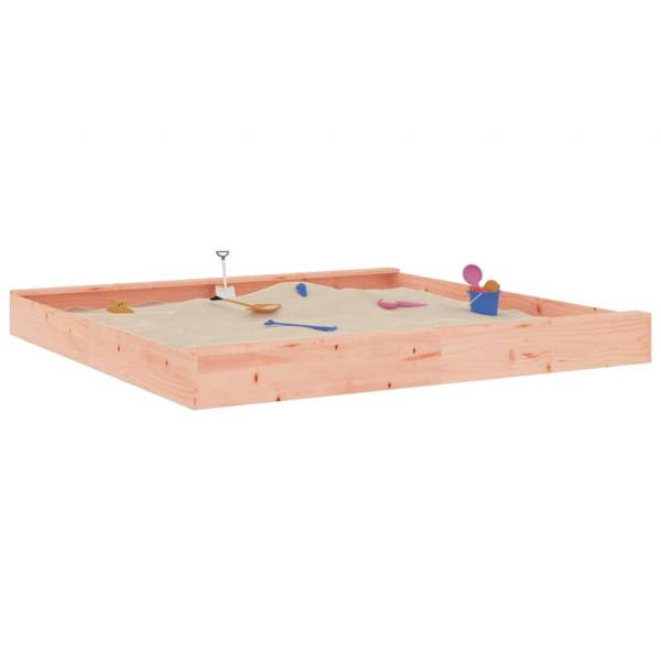 Sandkasten mit Sitzen Quadratisch Massivholz Douglasie