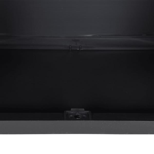 Gartenschrank Grau und Schwarz 65x37x85 cm PP