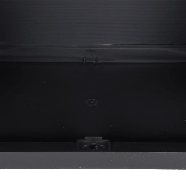 ARDEBO.de - Gartenschrank Grau und Schwarz 97x37x85 cm PP