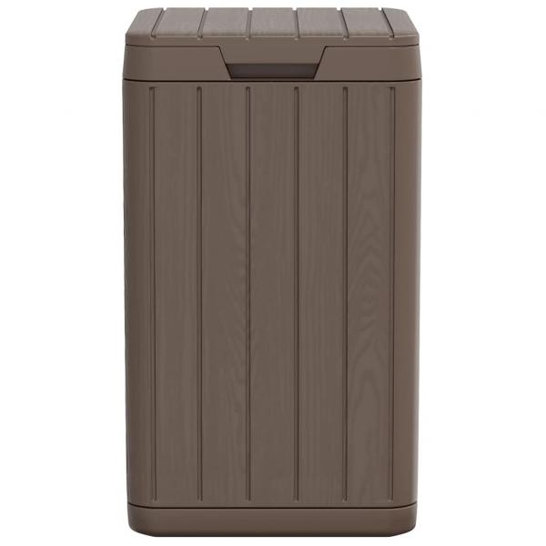 Outdoor-Mülltonne Braun 38x38x65 cm PP