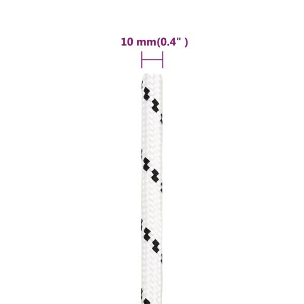 Bootsseil Geflochten Weiß 10 mmx25 m Polyester