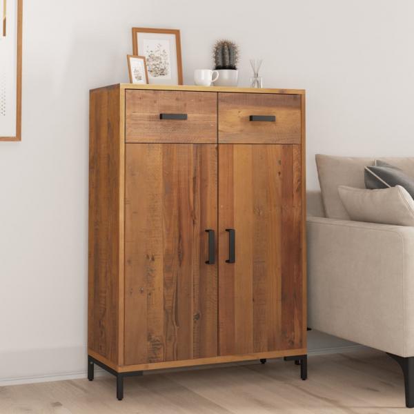 ARDEBO.de - Schuhschrank 75x40x110 cm Massivholz Kiefer