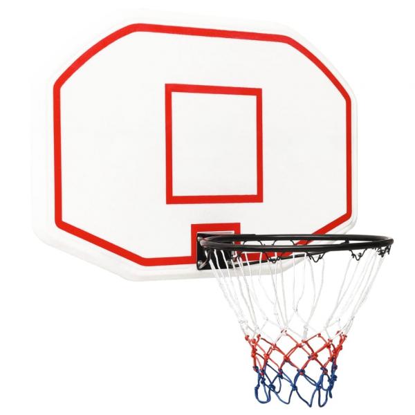 ARDEBO.de - Basketballkorb Weiß 109x71x3 cm Polyethylen