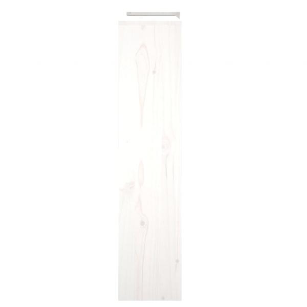 Heizkörperverkleidung Weiß 210x21x85 cm Massivholz Kiefer