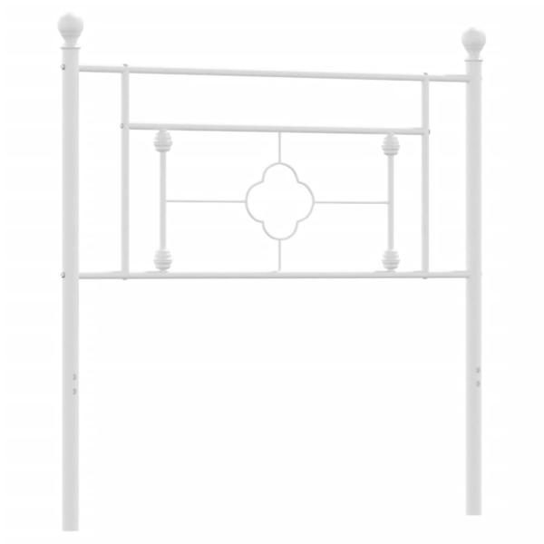 Kopfteil Metall Weiß 90 cm