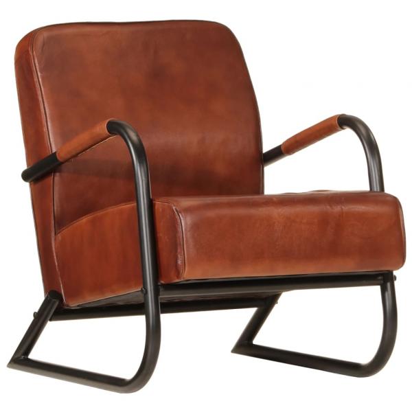 Sessel Braun Echtleder