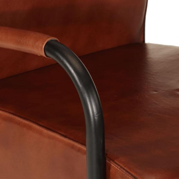 Sessel Braun Echtleder