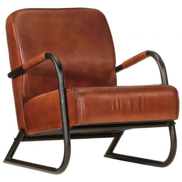 Sessel Braun Echtleder