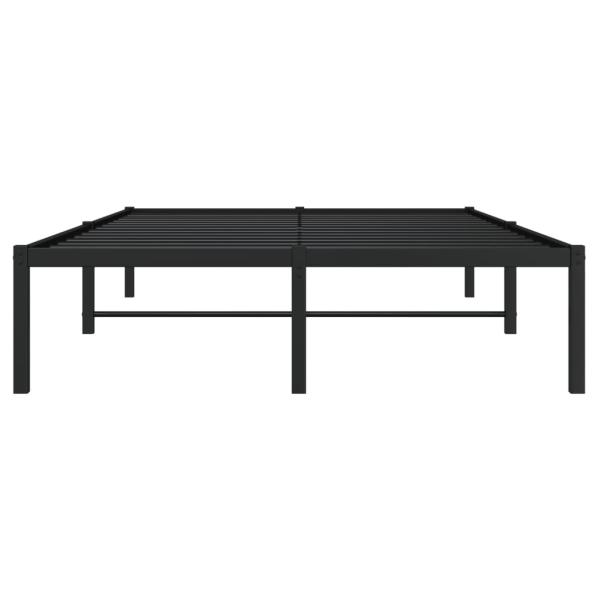 Bettgestell Metall Schwarz 120x200 cm