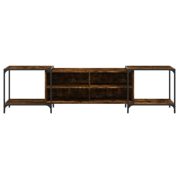 TV-Schrank Räuchereiche 203x37x50 cm Holzwerkstoff