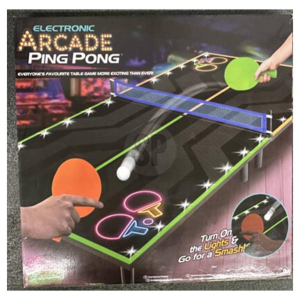 ARDEBO.de - Tender Toys Tischtennisplatte mit LED-Leuchten 100x50 cm