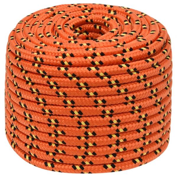 Bootsseil Orange 12 mm 250 m Polypropylen