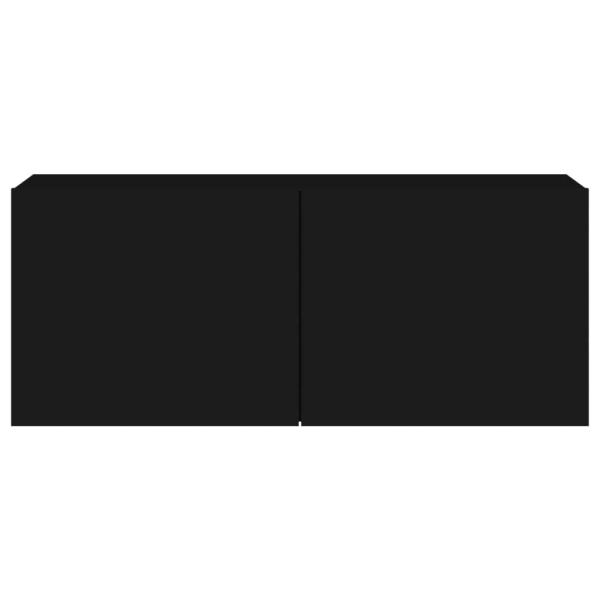 ARDEBO.de - TV-Wandschrank Schwarz 100x30x41 cm