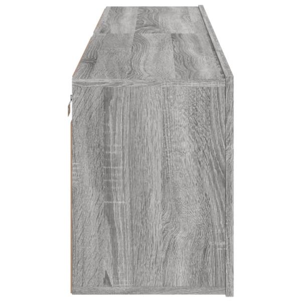 TV-Wandschränke 2 Stk. Grau Sonoma 80x30x41 cm