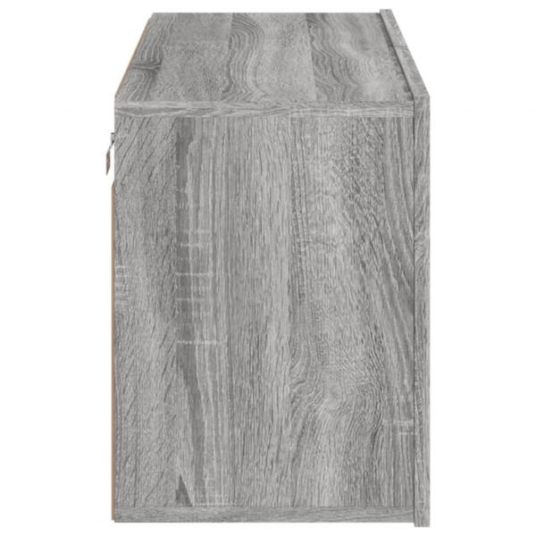 TV-Wandschrank Grau Sonoma 80x30x41 cm