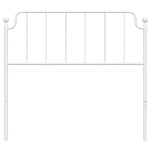 Kopfteil Metall Weiß 107 cm