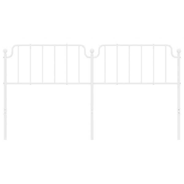 Kopfteil Metall Weiß 180 cm