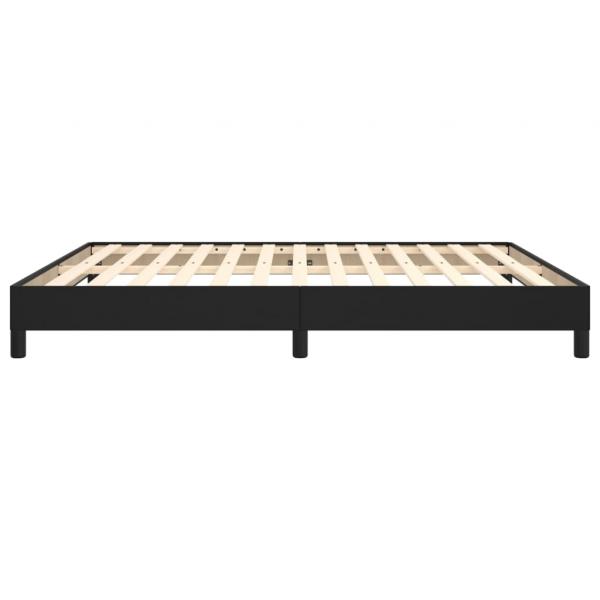 Bettgestell Schwarz 160x200 cm Kunstleder