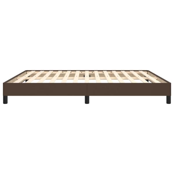 Bettgestell Braun 180x200 cm Kunstleder